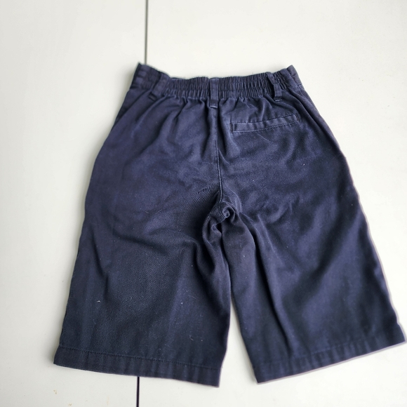 Lot Of 2 French Toast Boys Black Navy Blue  Uniform Shorts Elastic Waist Sz 8 10 - Picture 7 of 16
